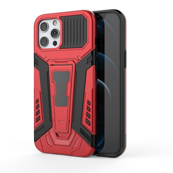 War Chariot Series Armor All-inclusive Shockproof PC + TPU Protective Case with Invisible Holder