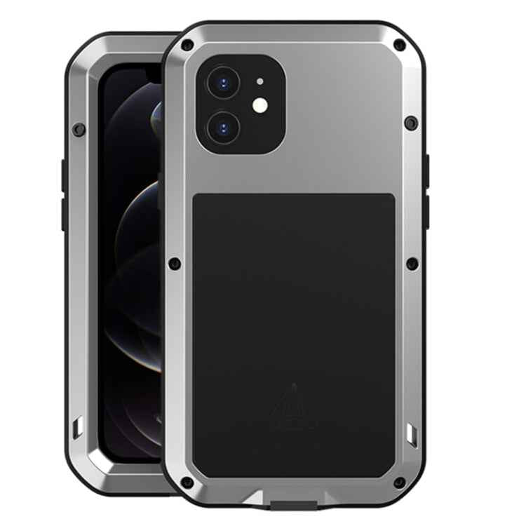 LOVE MEI Metal Shockproof Waterproof Dustproof Protective Case, For iPhone 12