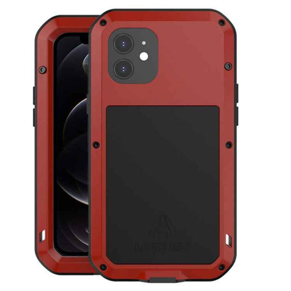 LOVE MEI Metal Shockproof Waterproof Dustproof Protective Case, For iPhone 12