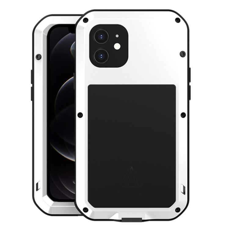 LOVE MEI Metal Shockproof Waterproof Dustproof Protective Case, For iPhone 12