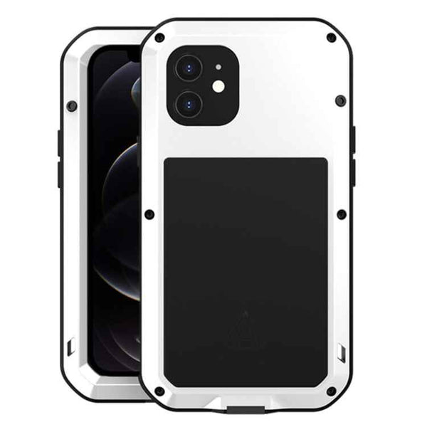 LOVE MEI Metal Shockproof Waterproof Dustproof Protective Case, For iPhone 12