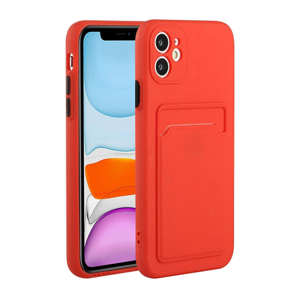 Card Slot Design Shockproof TPU Protective Case, For iPhone 12, For iPhone 12 Pro