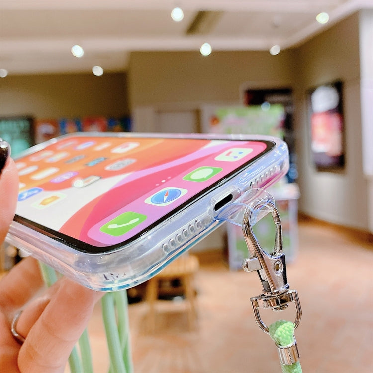 Hollow Marble Pattern TPU Shockproof Protective Case with Neck Strap Rope, For iPhone 11 Pro, For iPhone 11 Pro Max, For iPhone 12 mini, For iPhone 12 Pro