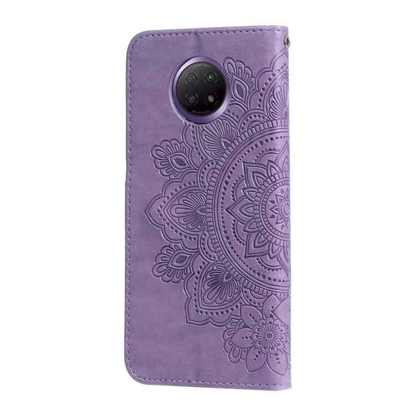 7-petal Flowers Embossing Pattern Horizontal Flip PU Leather Case with Holder & Card Slots & Wallet & Photo Frame, For Xiaomi Redmi Note 9T 5G / Note 9 5G (CN Version), For Xiaomi Redmi Note 9 4G (Foreign Version) / Mi 10X 4G                           ...