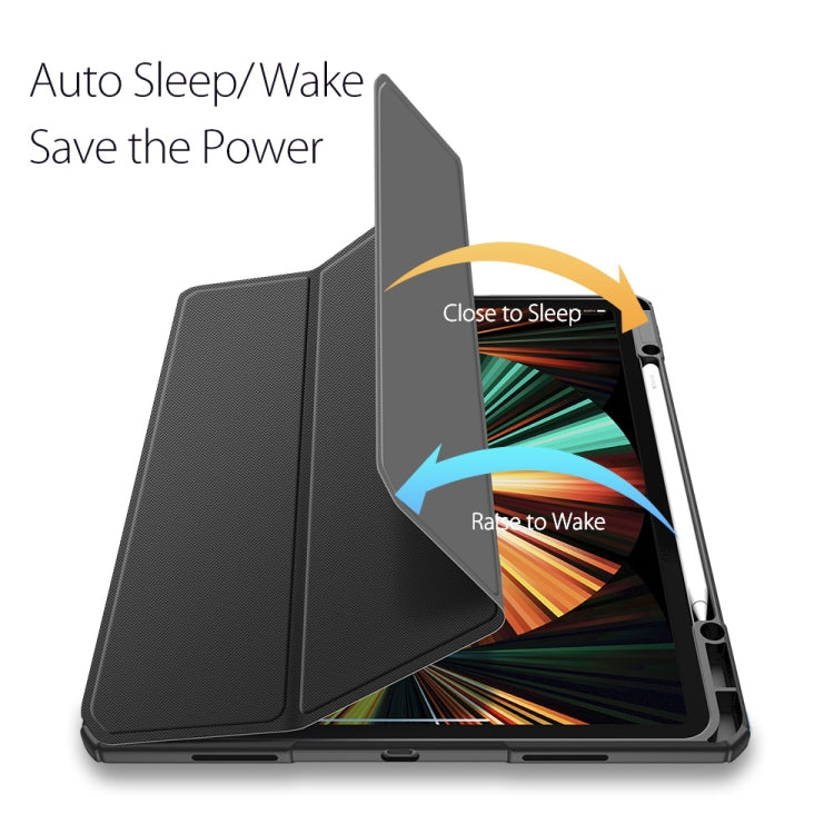 DUX DUCIS TOBY Series Shockproof PU Leather + PC + TPU Horizontal Flip Case with Holder & Pen Slot & Sleep / Wake-up Function