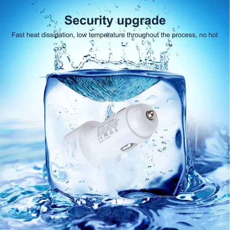 LZ-201 PD 20W USB-C / Type-C  QC 3.0 USB Mini Fast Car Charger(Black)