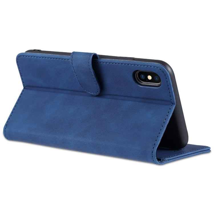 AZNS Skin Feel Calf Texture Horizontal Flip Leather Case with Card Slots & Holder & Wallet, For iPhone XS Max, For iPhone XR