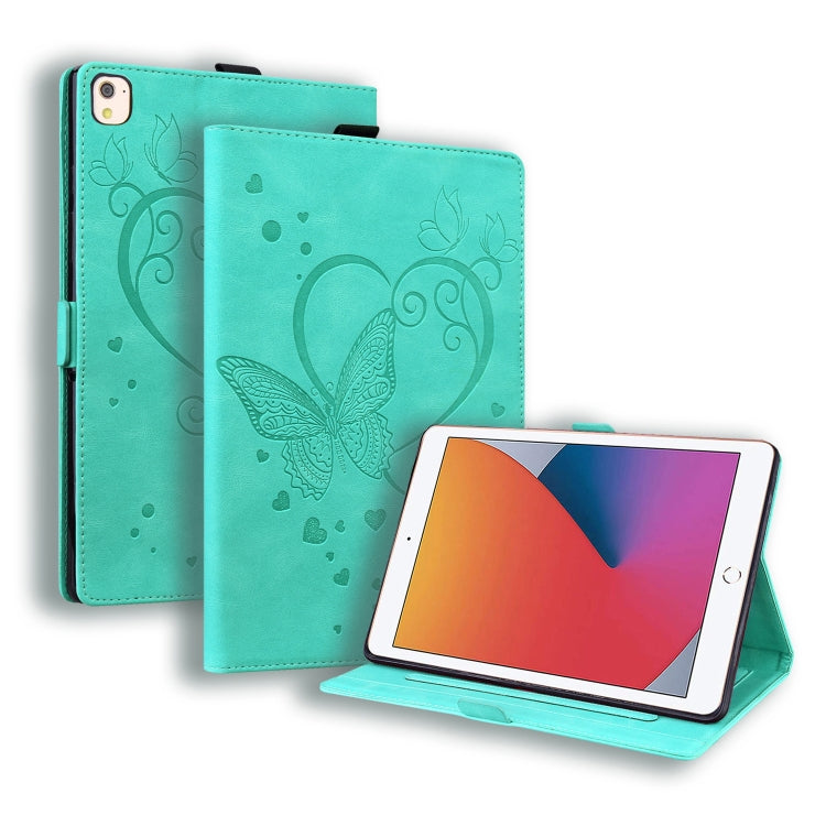 Love Butterfly Pattern Horizontal Flip Leather Case with Holder & Sleep / Wake-up Function, For iPad 9.7 (2017) (2018) / Air 2 Pro, For iPad 10.2 2021 / 2020 / 2019 / Air (2019) / 10.2 (2020), For iPad Mini 1 / 2 / 3 / 4 / 5                            ...