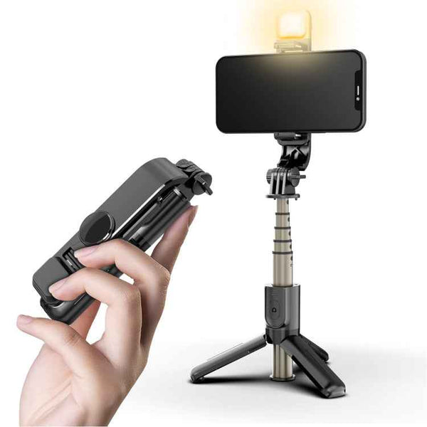 L10S Mini Fill Light Bluetooth Selfie Stick Tripod Mobile Phone Holder