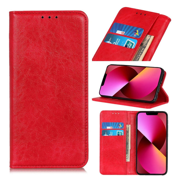 Magnetic Crazy Horse Texture Horizontal Flip Leather Case with Holder & Card Slots & Wallet, For iPhone 13 mini, For iPhone 13, For iPhone 13 Pro, For iPhone 13 Pro Max, For Nokia C10 / C20