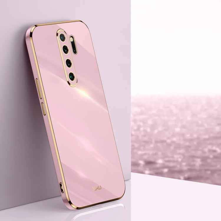 XINLI Straight Edge 6D Electroplate TPU Phone Case, For Xiaomi Redmi Note 8 Pro, For Xiaomi Redmi Note 9 4G, For Xiaomi Redmi Note 9 5G