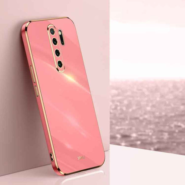 XINLI Straight Edge 6D Electroplate TPU Phone Case, For Xiaomi Redmi Note 8 Pro, For Xiaomi Redmi Note 9 4G, For Xiaomi Redmi Note 9 5G