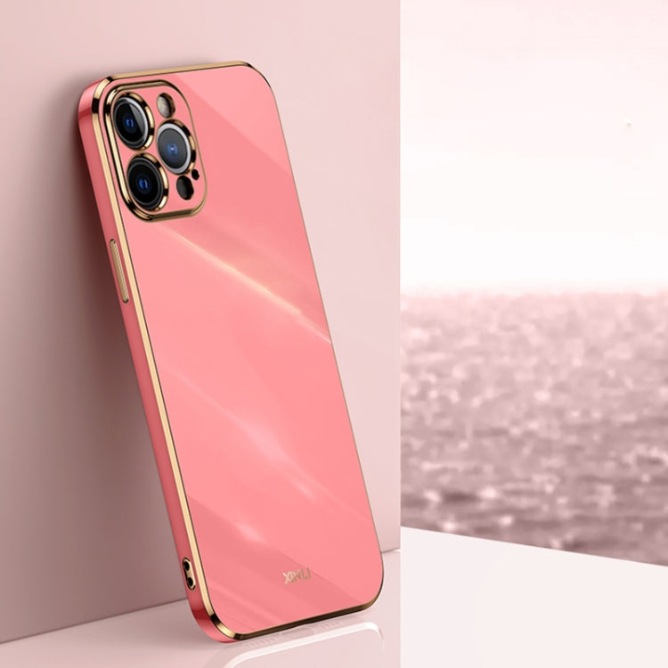 XINLI Straight Edge 6D Electroplate TPU Phone Case