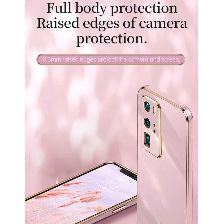 XINLI Straight Edge 6D Electroplate TPU Phone Case, For Huawei P40 Pro, For Honor 20, For Honor 20 Pro