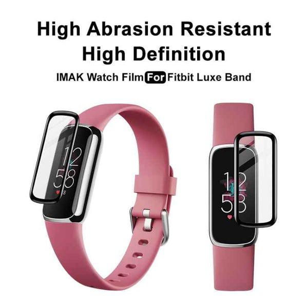 For Fitbit Luxe IMAK Plexiglass HD Watch Protective Film