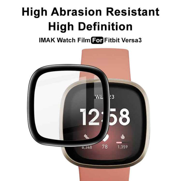 For Fitbit Versa 3 / Sense IMAK Plexiglass HD Watch Protective Film