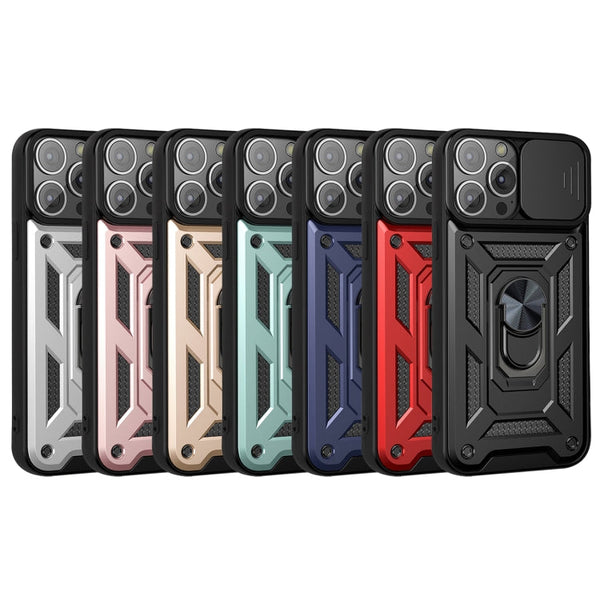 Sliding Camera Cover Design TPU+PC Protective Case, For iPhone 13 Pro Max