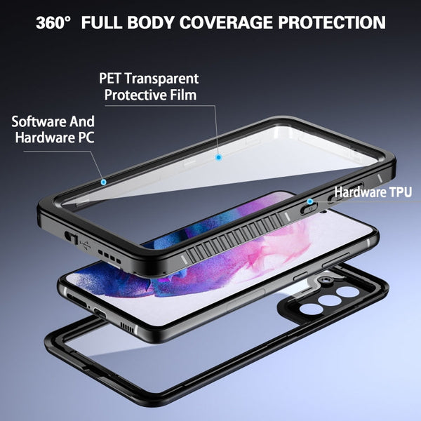RedPepper Shockproof IP68 Waterproof PC + TPU Protective Case, For Samsung Galaxy S21 FE