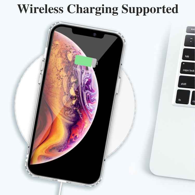 For iPhone X / XS Crystal Clear Shockproof PC  TPU Protective Case(Transparent)