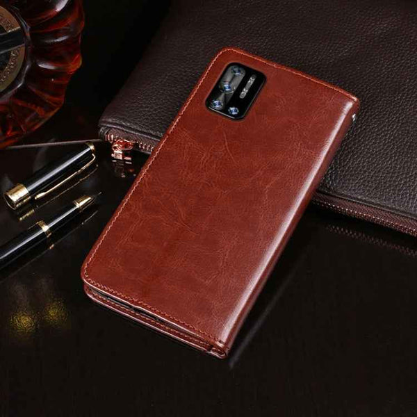 idewei Crazy Horse Texture Horizontal Flip Leather Case with Holder & Card Slots & Wallet, For Doogee N40 Pro, For Xiaomi Redmi 10, For vivo iQOO 8
