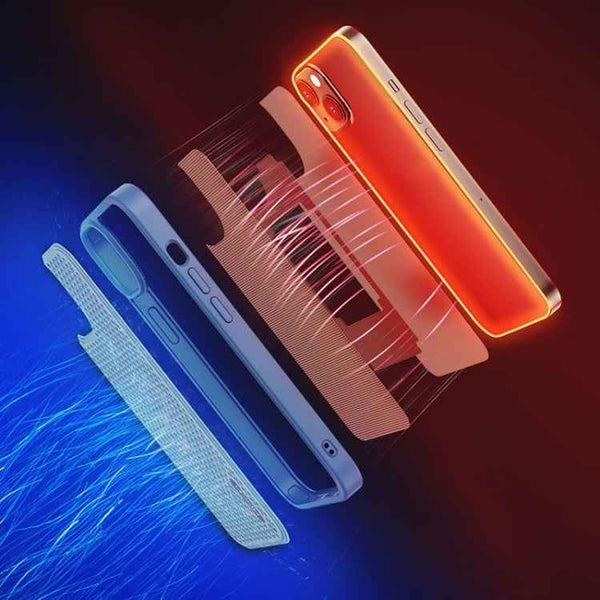 ROCK Graphene Heat Dissipation Ultra-thin TPU Case, For iPhone 13 Pro Max