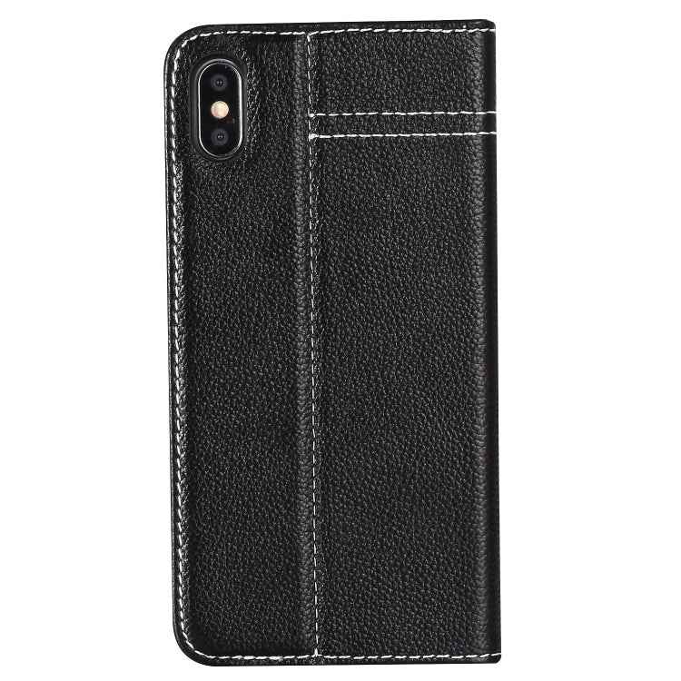 GEBEI Top-grain Leather Horizontal Flip Protective Case with Holder & Card Slots, For iPhone XS Max, For Galaxy Note 10, For Galaxy Note 10+