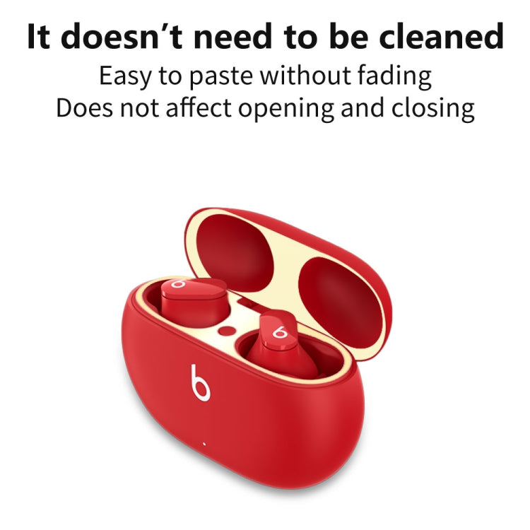 Wireless Bluetooth Earphone Magic Sound Metal Protective Sticker, For Beats Studio Buds