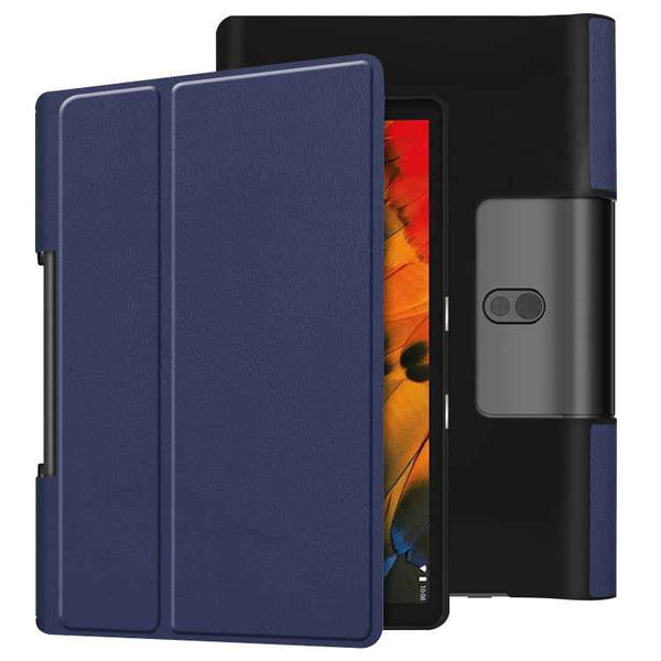 Custer Texture Horizontal Flip Leather Case with Two-folding Holder, For Lenovo Yoga Smart Tab