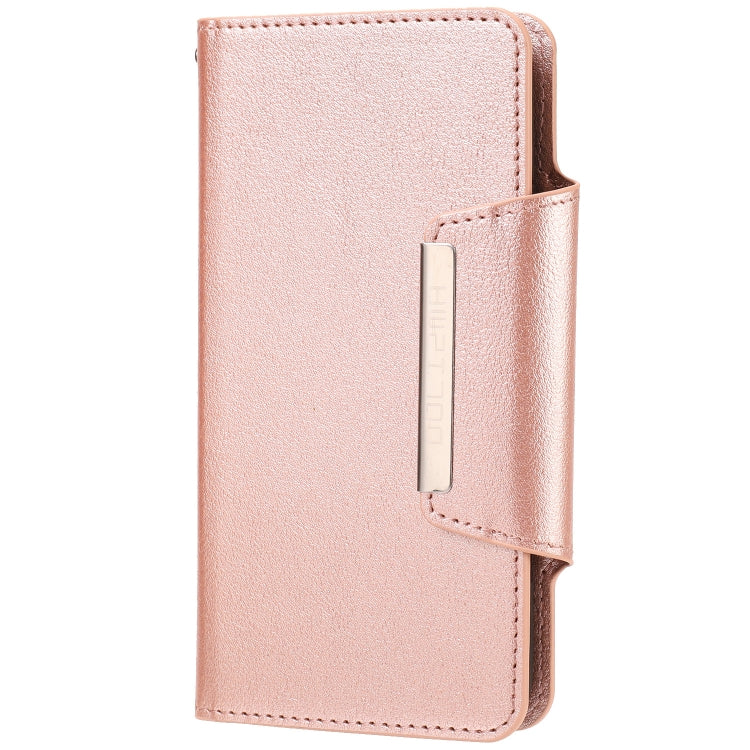 Ultra-thin Separable Magnetic Horizontal Flip Leather Case with Card Slot & Wallet, For iPhone SE 2022 / SE 2020 / 8 / 7, For iPhone X / XS