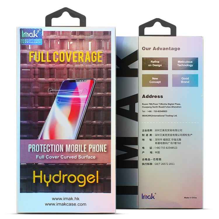 2 PCS IMAK Curved Full Screen Hydrogel Film 3 Screen Protector, For Sony Xperia 5, For iPhone 11, For iPhone 11 Pro, For iPhone 11 Pro Max