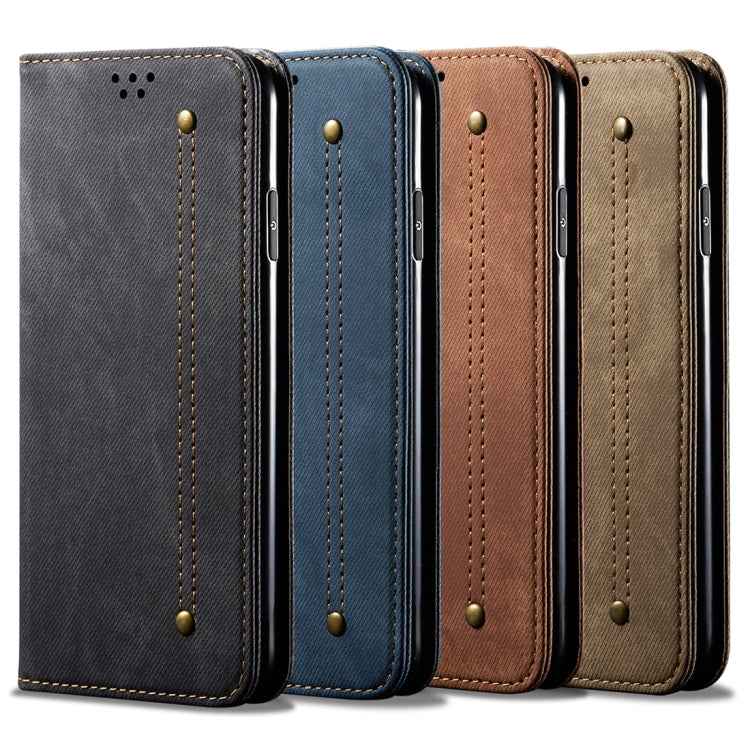 Denim Texture Casual Style Horizontal Flip Leather Case with Holder & Card Slots & Wallet, For Xiaomi Redmi 8A, For Galaxy A10s