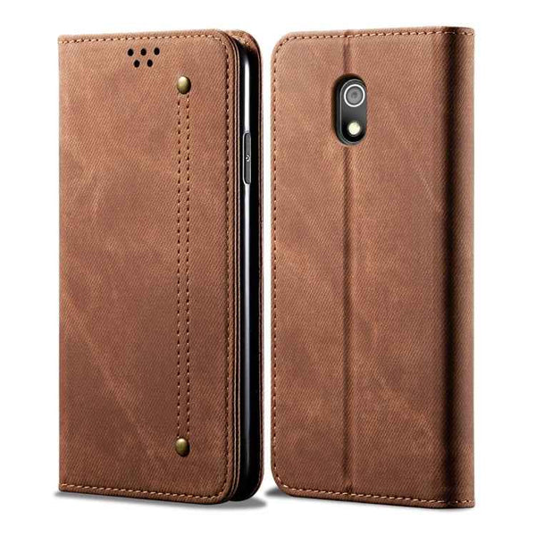 Denim Texture Casual Style Horizontal Flip Leather Case with Holder & Card Slots & Wallet, For Xiaomi Redmi 8A, For Galaxy A10s