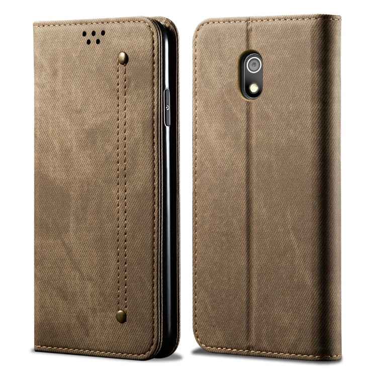 Denim Texture Casual Style Horizontal Flip Leather Case with Holder & Card Slots & Wallet, For Xiaomi Redmi 8A, For Galaxy A10s