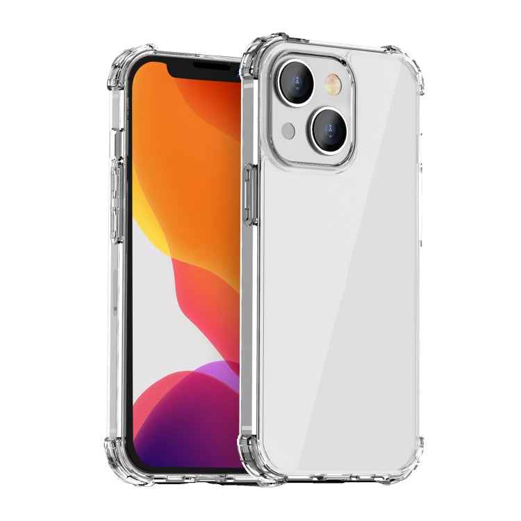 iPAKY Crystal Clear Series Transparent Shockproof TPU + PC Protective Case, For iPhone 13, For iPhone 13 Pro, For iPhone 13 Pro Max