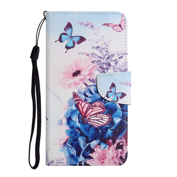 Painted Pattern Horizontal Flip Leather Case with Holder & Card Slot & Wallet, For iPhone 13 Pro Max