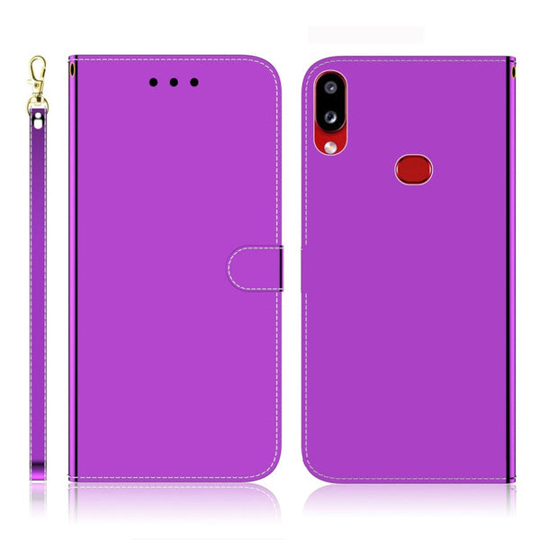 Imitated Mirror Surface Horizontal Flip Leather Case with Holder & Card Slots & Wallet & Lanyard, For iPhone 6 / 6s, For Samsung Galaxy A10s, For iPhone 6 Plus / 6s Plus, For Samsung Galaxy A10 / M10