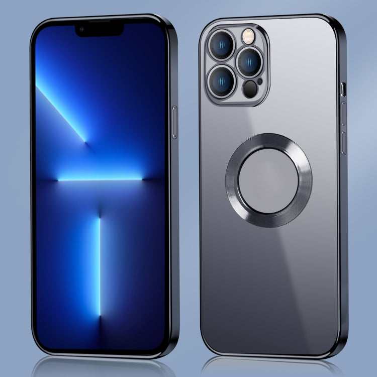 9D Electroplated Edge Metal Ring Clear PC + TPU Shockproof Case, For iPhone 13, For iPhone 13 Pro, For iPhone 13 Pro Max, For iPhone 12