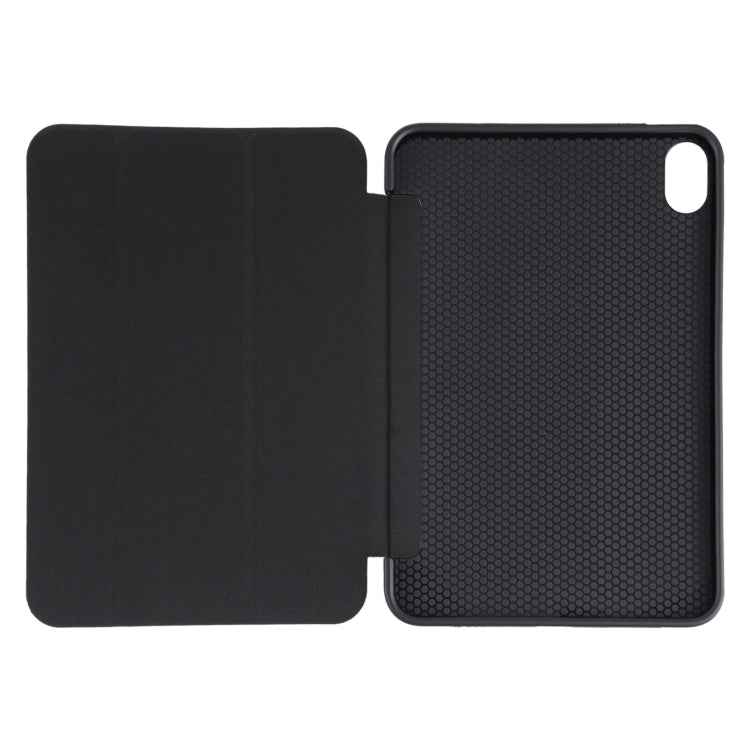 GEBEI Shockproof Horizontal Flip Tablet Leather Case with Three-folding Holder, For iPad mini 2024 / mini 6