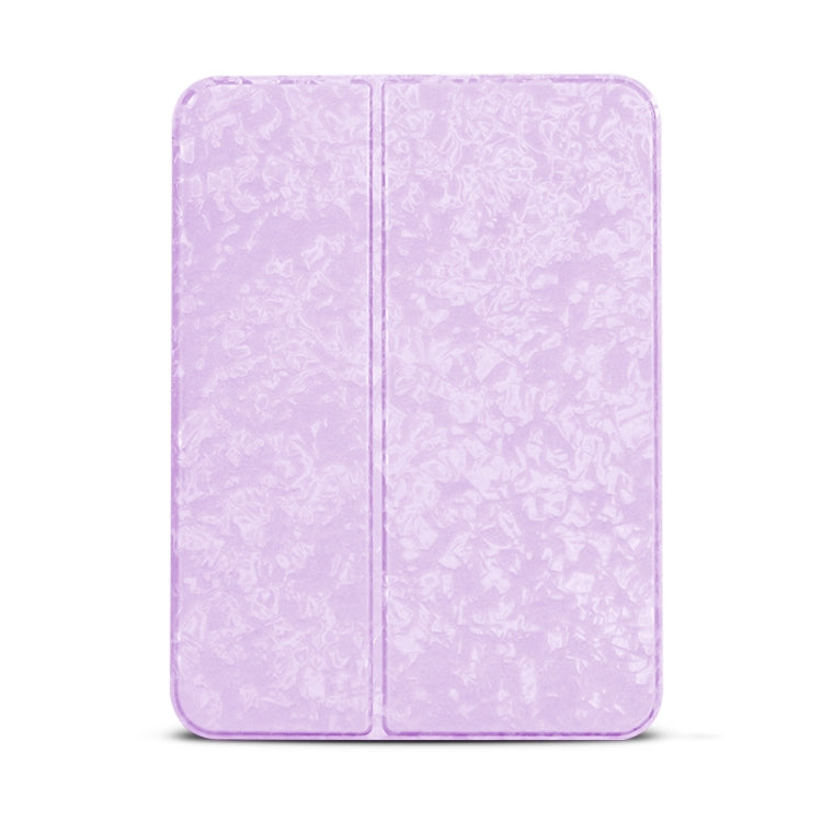 Shell Texture Dual-Fold Smart Leather Tablet Case, For iPad mini 6 / mini 2024