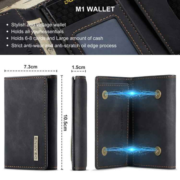 DG.MING M1 Series 3-Fold Multi Card Wallet