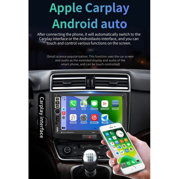 S-8802C 7 inch IPS Screen Car Android Player GPS Navigation Bluetooth Touch FM Radio, Support Mirror Link & FM & WIFI & Steering Wheel Control