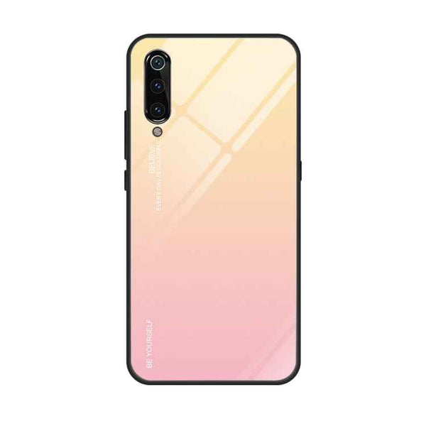 Gradient Color Glass Case, For Xiaomi Mi 9