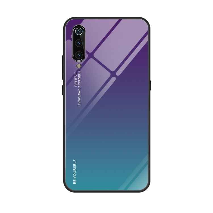 Gradient Color Glass Case, For Xiaomi Mi 9