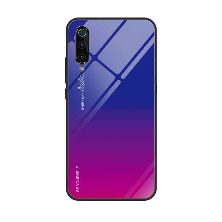 Gradient Color Glass Case, For Xiaomi Mi 9