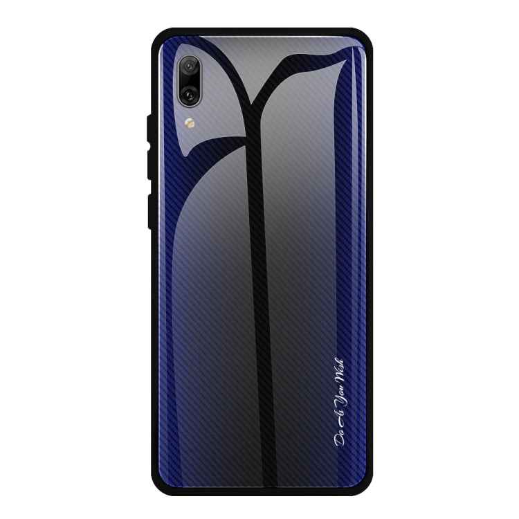 Texture Gradient Glass Protective Case, For Huawei Enjoy 9 Plus / Y9 2019, For Huawei Enjoy 9s, For Huawei Mate 20 Pro, For Huawei P20 Pro