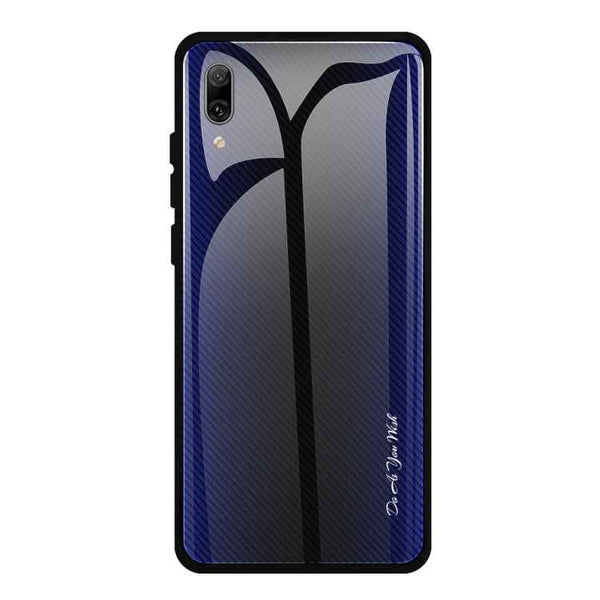 Texture Gradient Glass Protective Case, For Huawei Enjoy 9 Plus / Y9 2019, For Huawei Enjoy 9s, For Huawei Mate 20 Pro, For Huawei P20 Pro