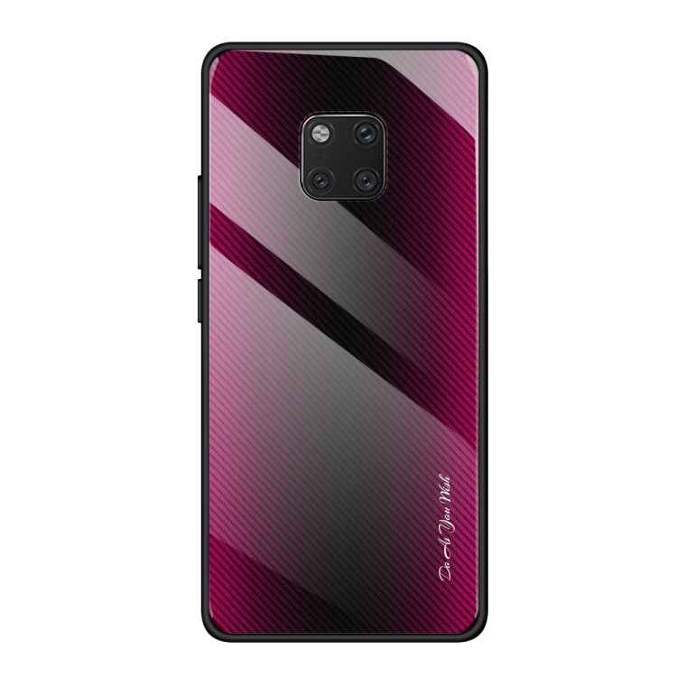 Texture Gradient Glass Protective Case, For Huawei Enjoy 9 Plus / Y9 2019, For Huawei Enjoy 9s, For Huawei Mate 20 Pro, For Huawei P20 Pro