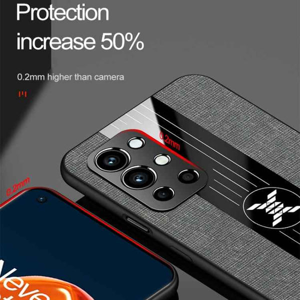 XINLI Stitching Cloth Texture Shockproof TPU Phone Case, For OnePlus 9R