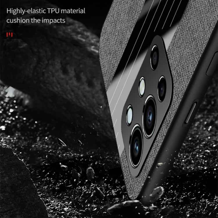 XINLI Stitching Cloth Texture Shockproof TPU Phone Case, For OnePlus 9R