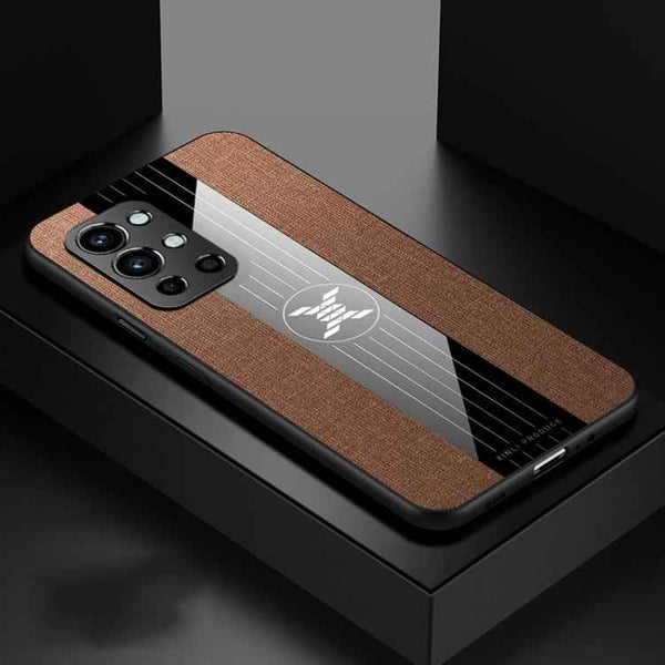 XINLI Stitching Cloth Texture Shockproof TPU Phone Case, For OnePlus 9R